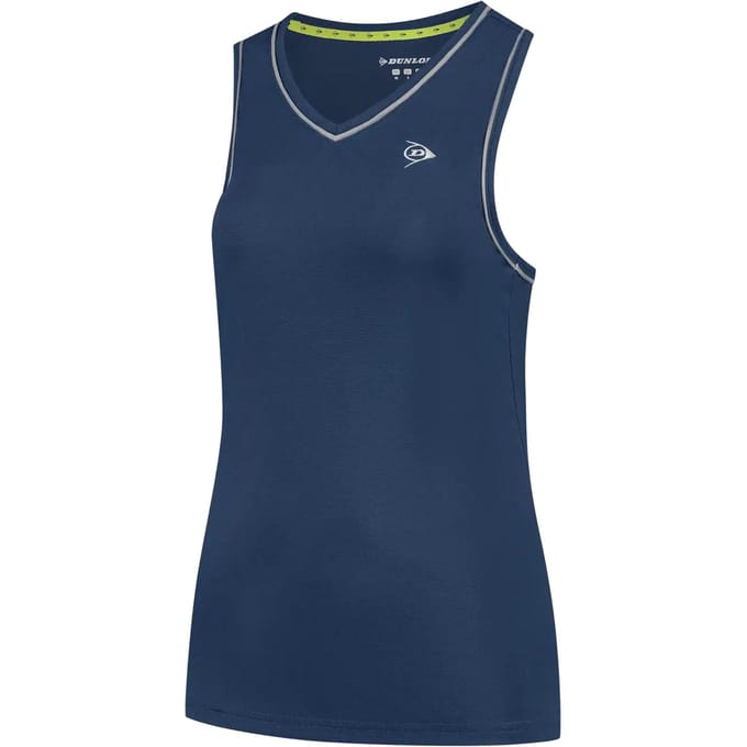 Dunlop Club Tanktop Dames-Donkerblauw