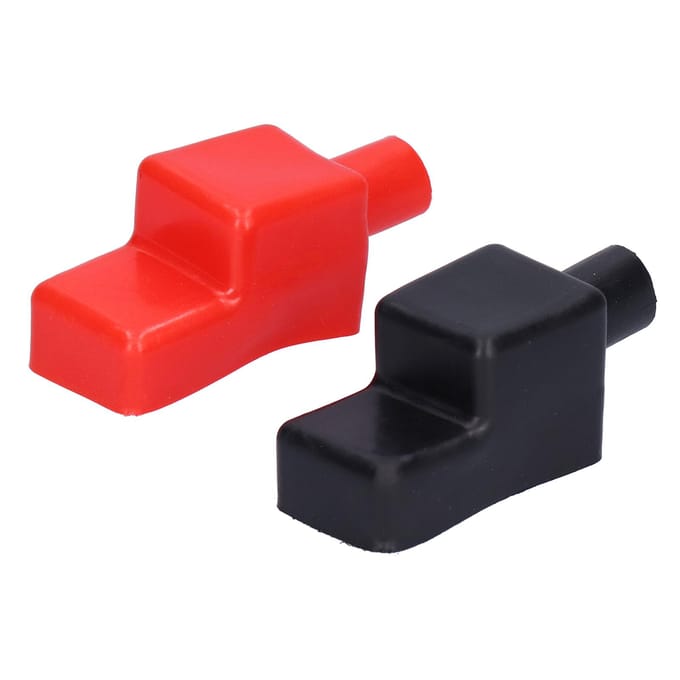 10 Set Batterij Klem Beschermhoes Rubber Beschermhuls Flexibele Batterij Klem Dop