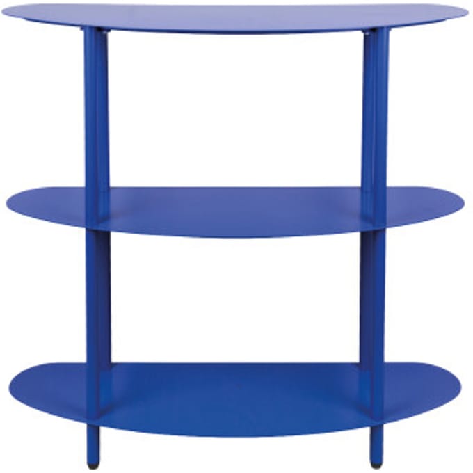 Leitmotiv - Wandkast Cool Retro - Blauw - 90x28x82 cm
