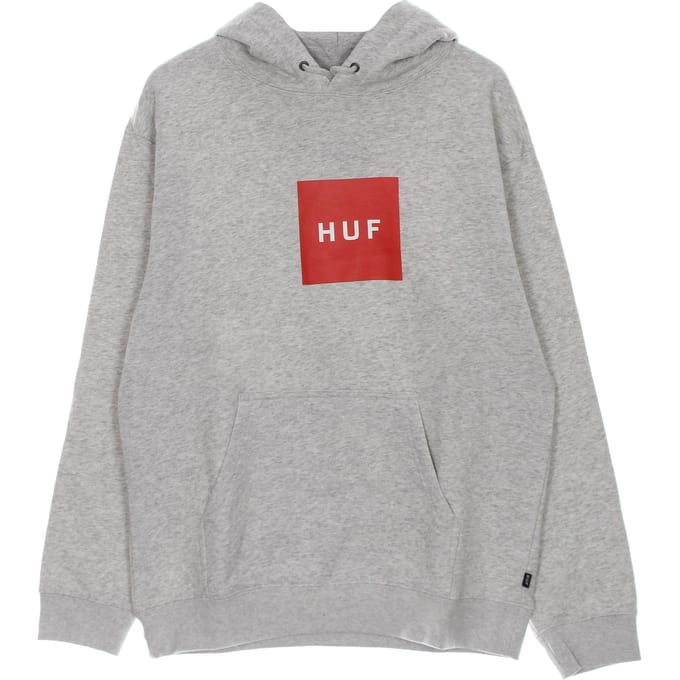Essentials Box Logo herenhoodie P/o hoodie atletisch gemeleerd
