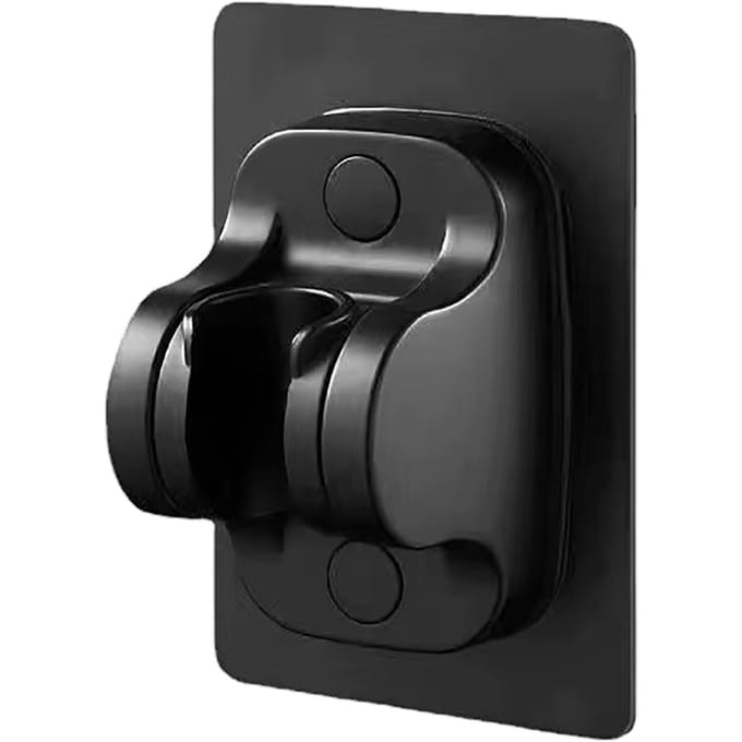 Douchekop Houder ABS Sterke Zelfklevende Verstelbare Universele Wandmontage Handdouche black
