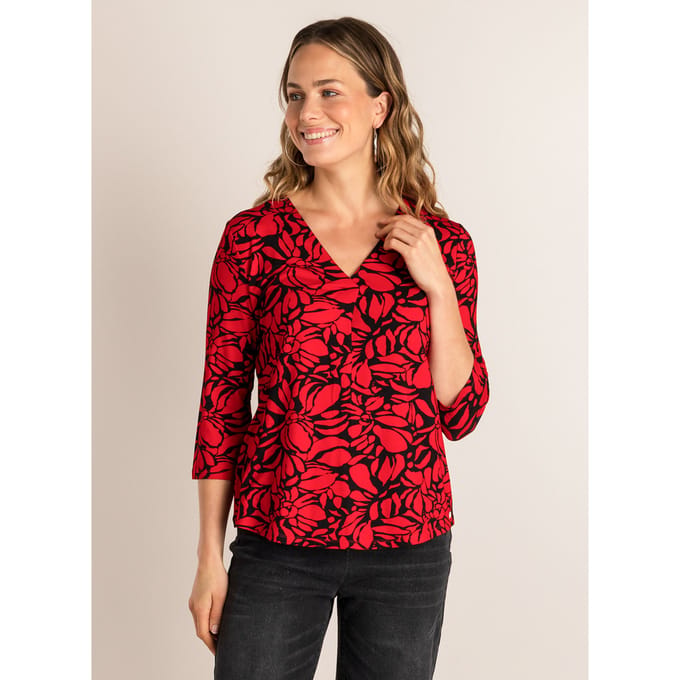 IVY BEAU Sylvia - Red/Multi-Colour - maat 36