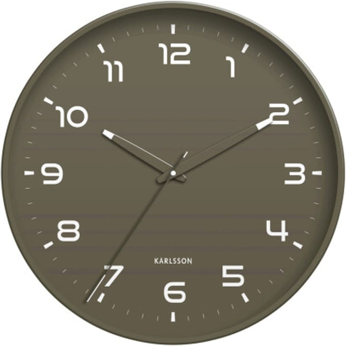 Karlsson wandklok orgullo army green- Ø40cm