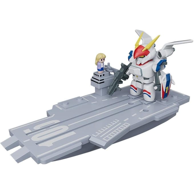 Metal Armor Dragonar Brickroid Action Figure Dragonar-1 (Opening Ver.) & Carrier Set 5 cm