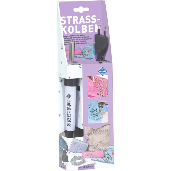 Pebaro Strassapplicator creatieve hobbytool met 12 opzetstukken.
