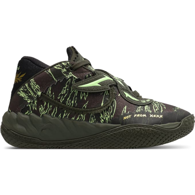 Puma MB.05 Kindersneakers - Olijf - Maat 38 - Mesh/Synthetisch