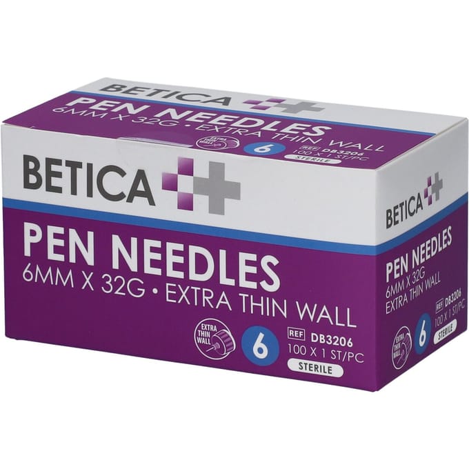 BETICA Aiguille pour Stylos 6 MM x 32 G 100 Accessoires