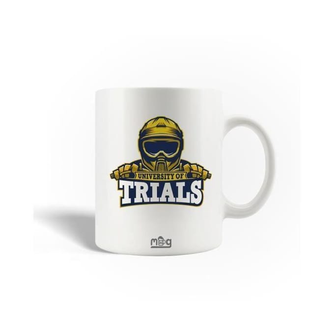 Mug en Céramique - MANIACASE - University of Trials - 30cl - Blanc - Compatible lave-vaisselle