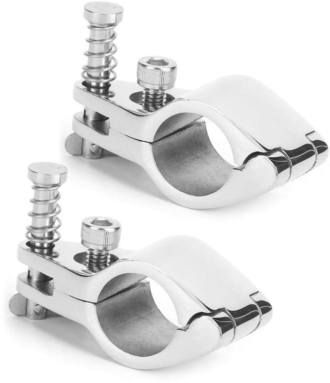 Allecto - Terisass Jaw Slider Set 2pcs - Bimini Top Boot Hardware voor Yachts - 22mm RVS