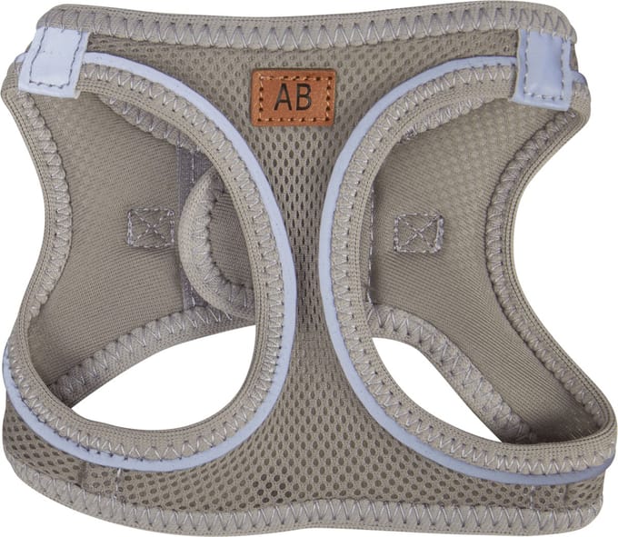 Animal Boulevard - Air-mesh Harnas - Hond - Grijs - Maat: M 6-9kg