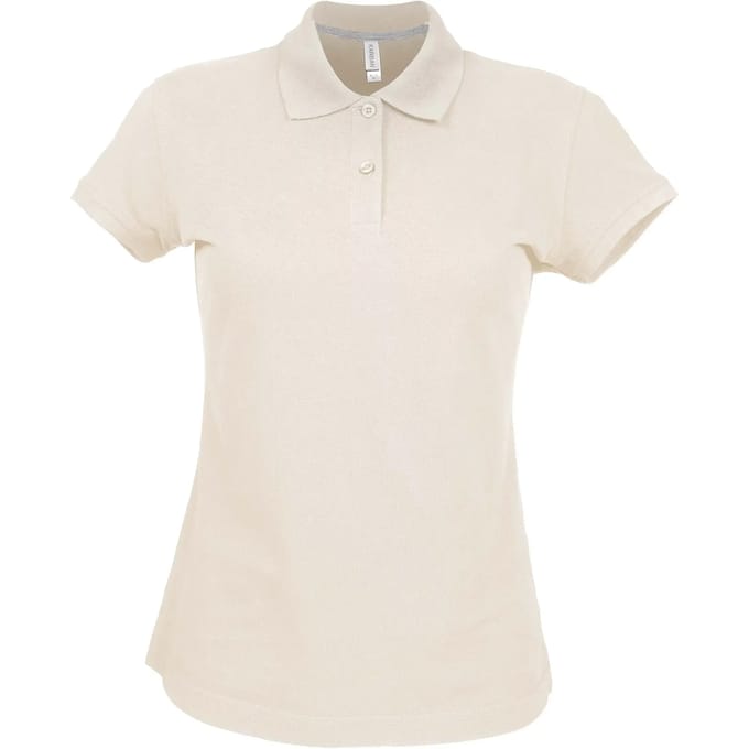 Kariban Damespolo korte mouwen K242 - Light Sand - M