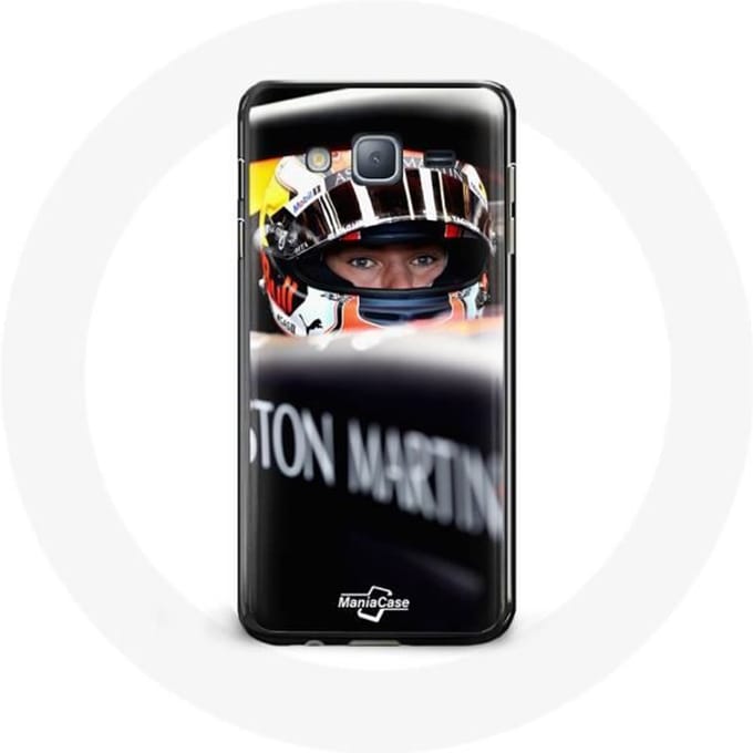 Case voor Samsung Galaxy j3 2016 Formule 1 Max Verstappen Autocoureur