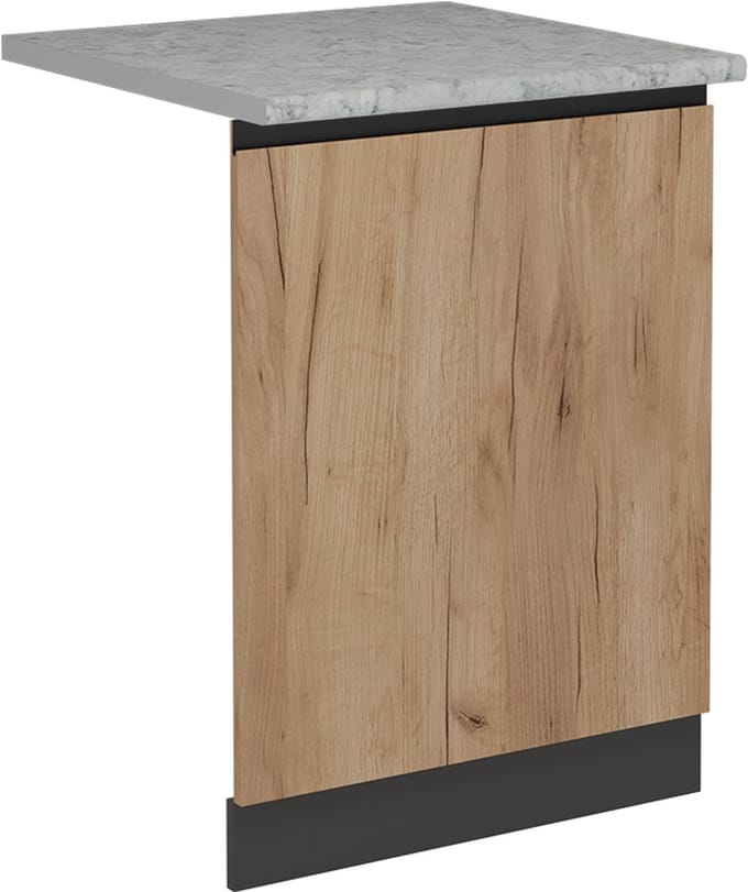 Vicco R-Line Vaatwasserfrontpaneel – 60 cm, WB Marmer Krachtige eik goud