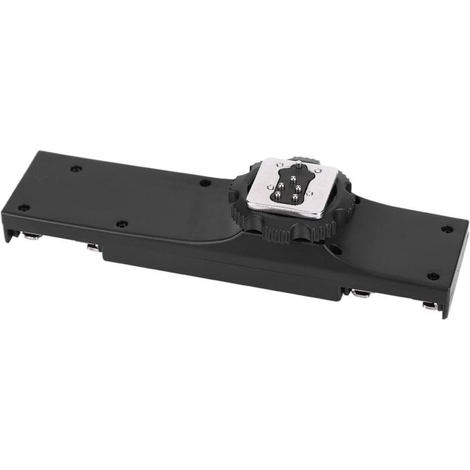 Kwaliteit Ultralicht Dubbele Flitsschoen Splitter voor SLR Camera Camcorder (voor SLR-camera) black