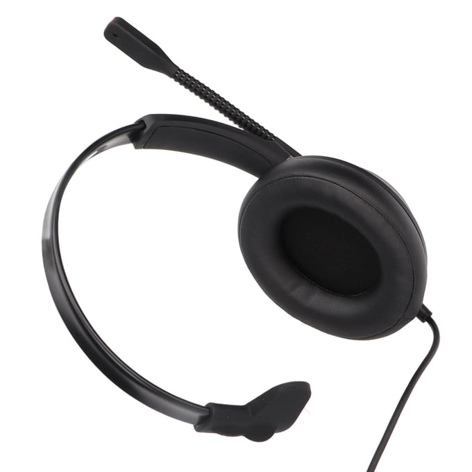 3,5 mm Zakelijke Headset ENC Ruisonderdrukking Volumeaanpassing Mono Telefoonheadset met Microfoon