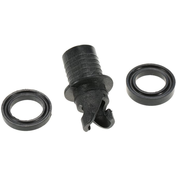 Slangadapter Connector HR Ventielen Kajak Opblaasboot Vlot Voetpomp Elektrische Pomp black