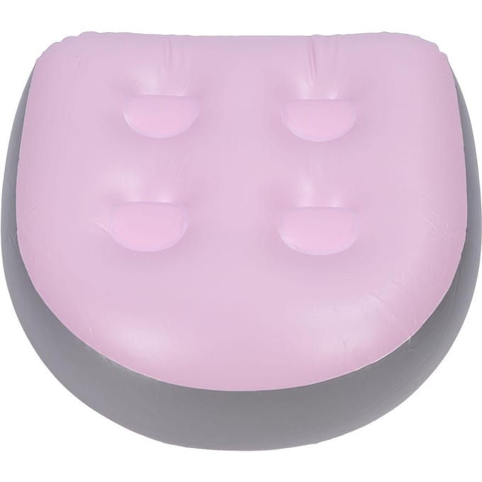 Coussin Gonflable de Spa Tapis de Bain à Remous Résistant à l'Eau Oreiller Dossier de Baignoire pour Baignoires Spas Piscines Roseate