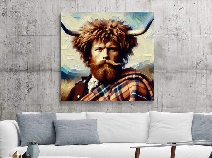 Kunstprint | Wanddecoratie | Dibond | 40 × 40 cm