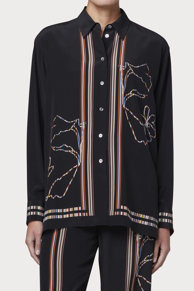 Paul Smith Shirt Black Größe: 42 | Longsleeves Outlet | Damen | Schwarz