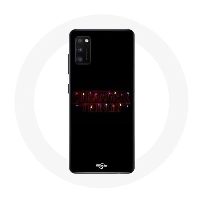 Coque pour Samsung Galaxy S20 Plus Stranger Things Affiche Logo Joyeux noël