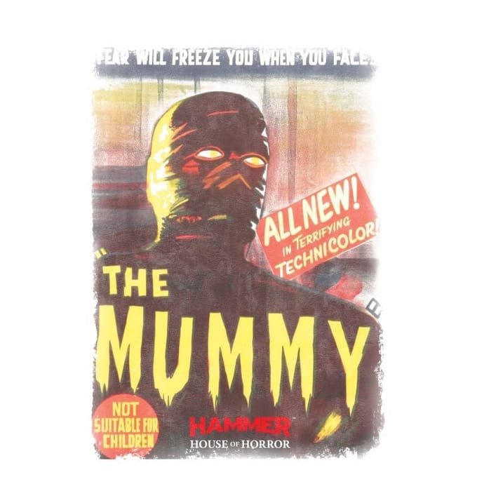 Hammer Horror The Mummy Men's T-Shirt - White - L