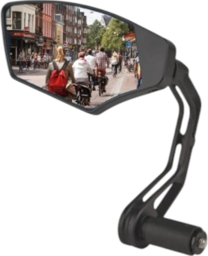Mirage spiegel First Class dimmend glas links zwart