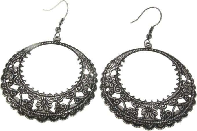 Behave - Oorhangers vintage barok design - elegante statement sieraden