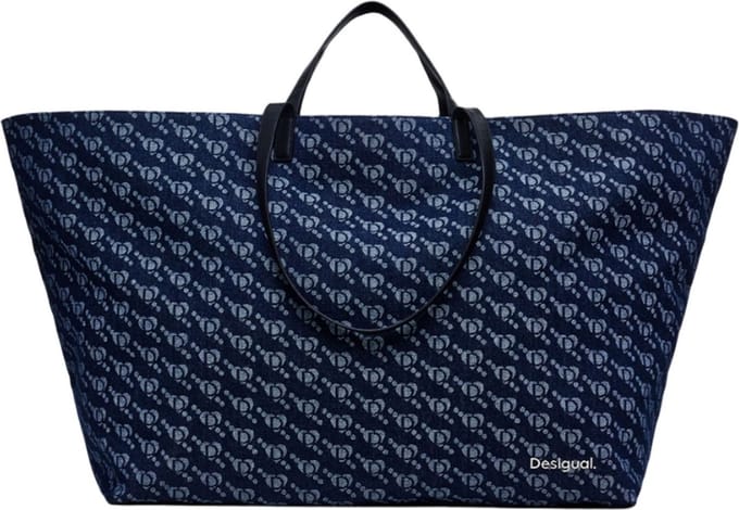 Desigual Shopper Arco Cahuil Shopping Bag Denim Dark Blue Donkerblauw