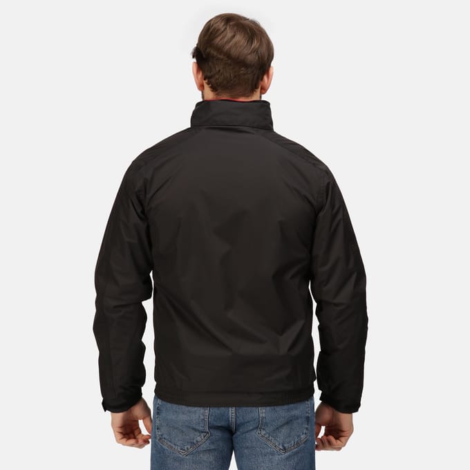 Regatta Heren Dover Waterdicht Windproof Jasje (Zwart/Rood)