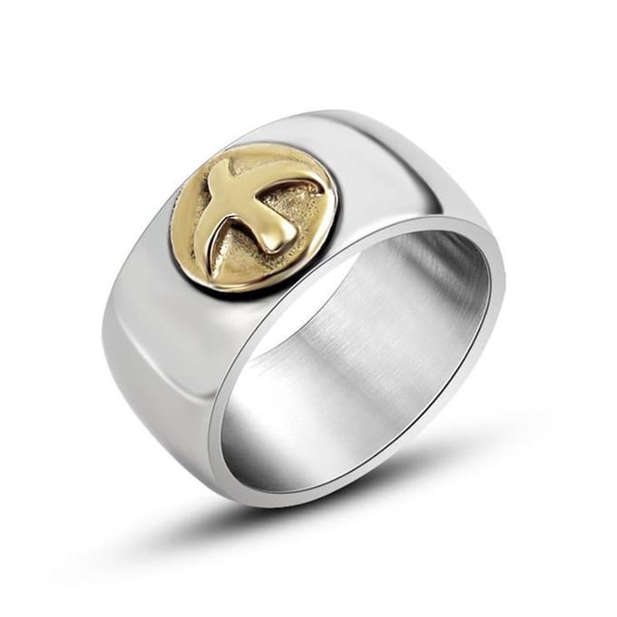 Stalen Ring - Adelaar - Edelstaal  - Gepolijst - 19.25mm