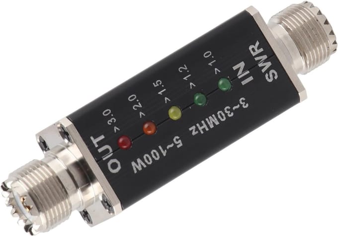 Draagbare digitale SWR-meter 5-100W voor mobiele radio's - LED-indicator