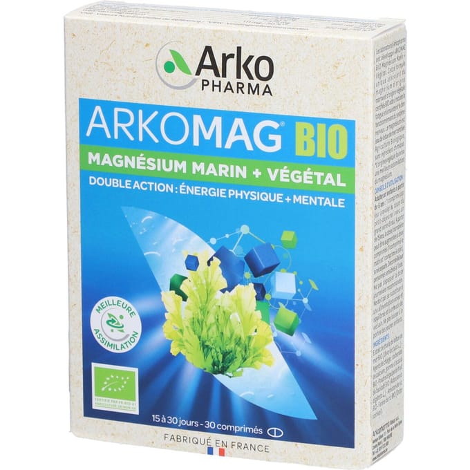 Arkomag® Marien + Plantaardig Magnesium 30 Tabletten