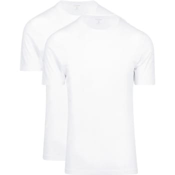 OLYMP T-Shirt voor eronder (set van 2 paar), Modern Fit, Wit
