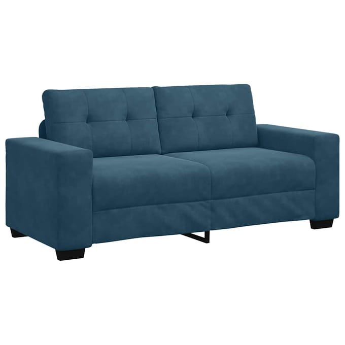 vidaXL - Loveseat - Sofa - Blauw - 180x77x82 - cm - Fluweel