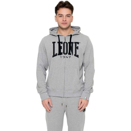 Capuchon sweaters Leone 1947 Man Hoody Full Zip Big Logo