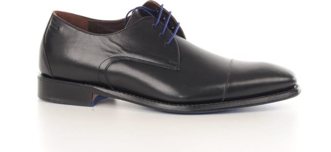 floris van bommel heren veterschoenen de loper veau noir