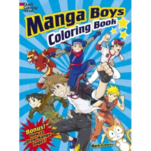 Manga Boys Coloring Book - Mark Schmitz