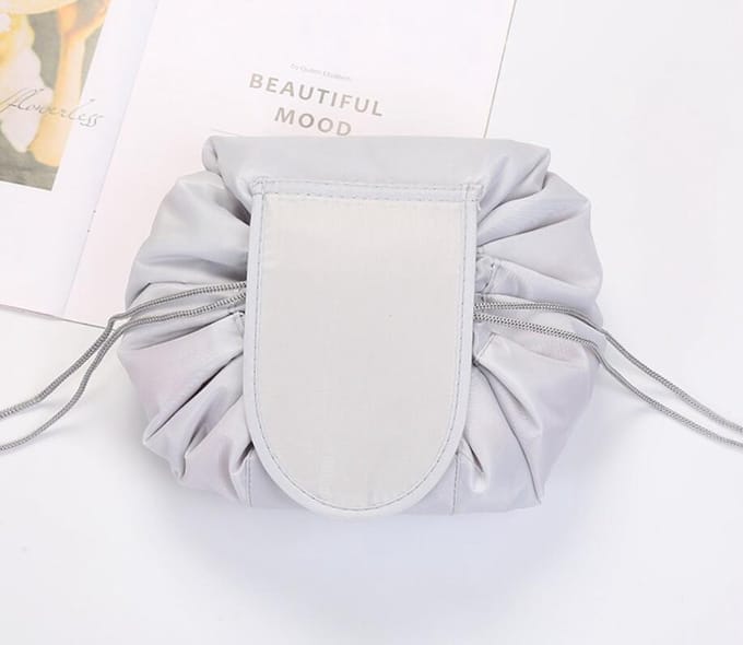 Draagbare Make-up Tas, Reistasje, shoptasje - Grijs