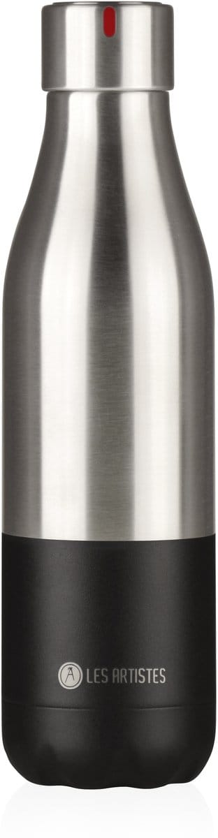 Les Artistes Paris - Drinkfles - Thermosfles - 500ml - Split Black