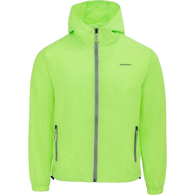Donnay Heren Lichtgewicht Jas met Capuchon (Groen)
