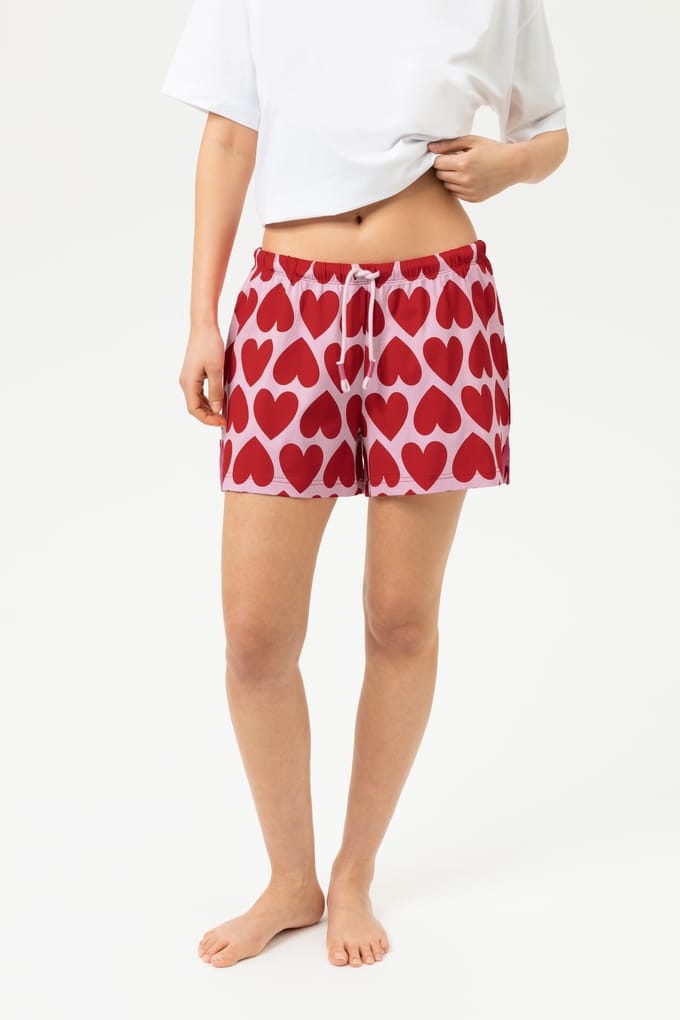 Korte broek Serie Sugar Hearts Red Carpet