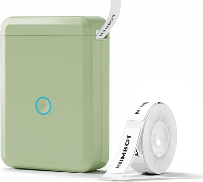 Niimbot D110 Labelprinter - groen - draadloos - printbreedte 15mm - direct thermisch - 203dpi - 1500mAh