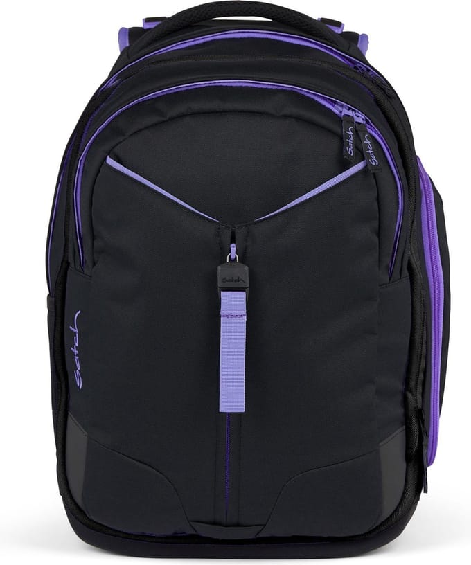 satch schoolrugzak met laptopvak Match Purple Phantom zwart