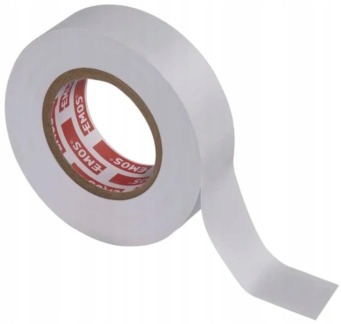 PVC Isolatietape 19mm x 20m Wit - Professioneel