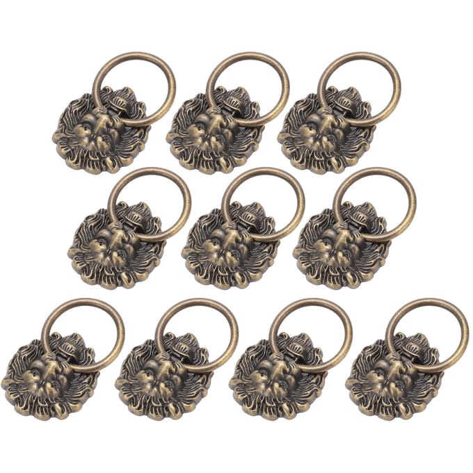 10 stuks meubelgrepen vintage speciale dierenkopvormige knoppen voor laden, sieradendozen