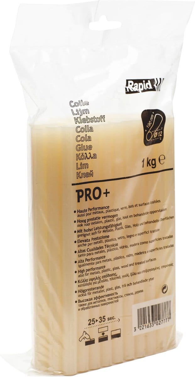 Rapid Ø12 x 190mm - Professionele Lijm - High Performance PRO + - 1KG zak