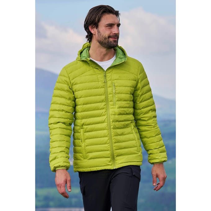 Mountain Warehouse Heren Henry II Extreme Met Dons Gevuld Jasje (Kalk)