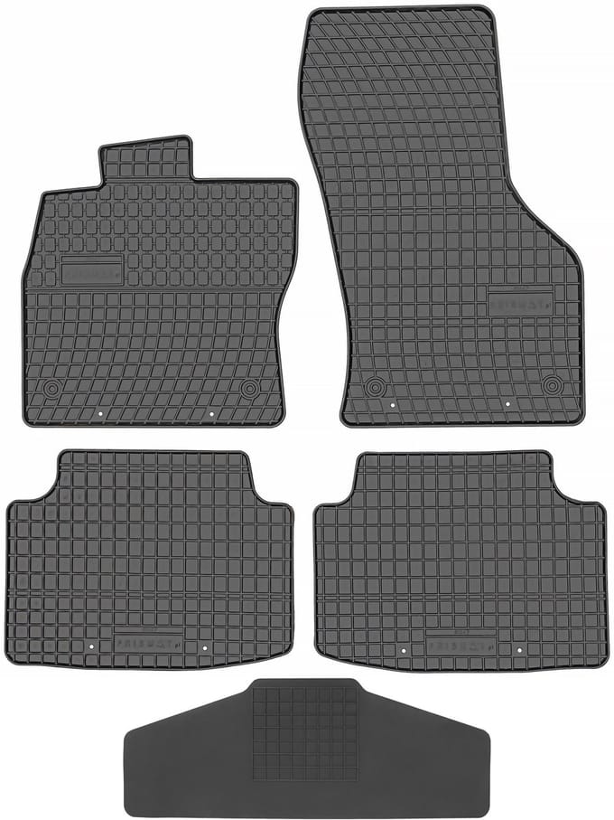 Max-Dywanik Prismat - Set van Rubbermatten - Volkswagen Passat B8 2014 - Zonder Stoppers