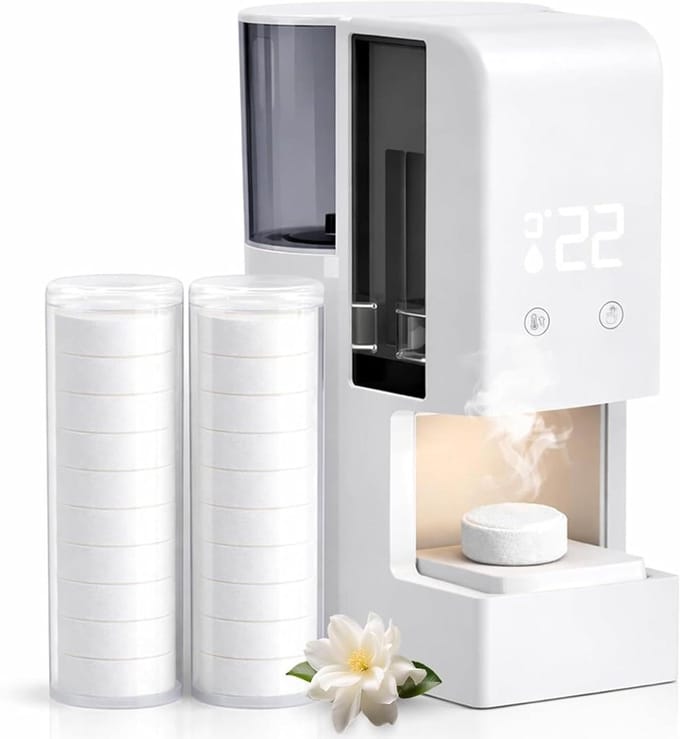 Warme Handdoek Dispenser - Automatische Opwarmer - Directe Verfrissing - Snelle Verwarming 5 Sec - 500 ml Tank - Wit