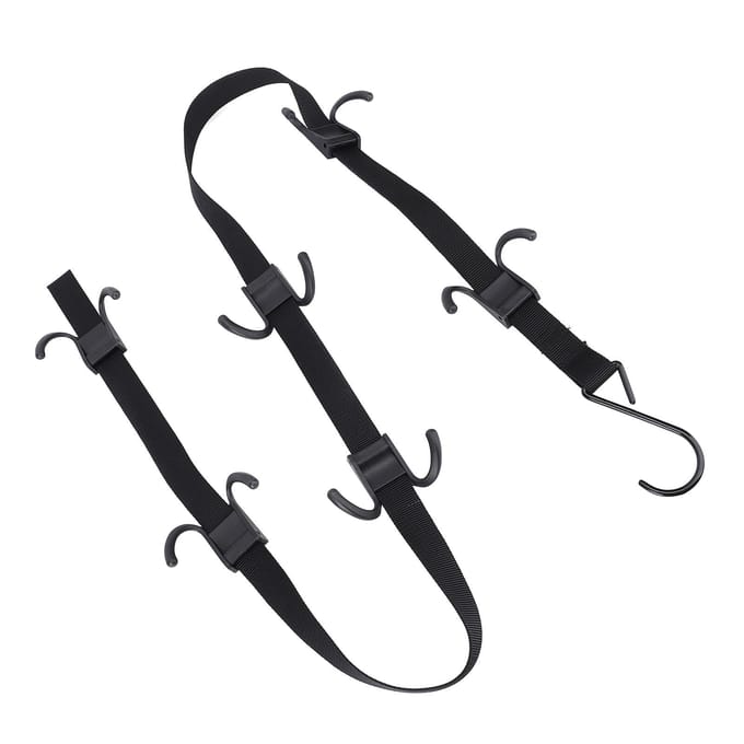 Hockey Hanger Multifunctionele Polyester Hockey Uitrusting Organizer Hangband voor Thuis Reizen black